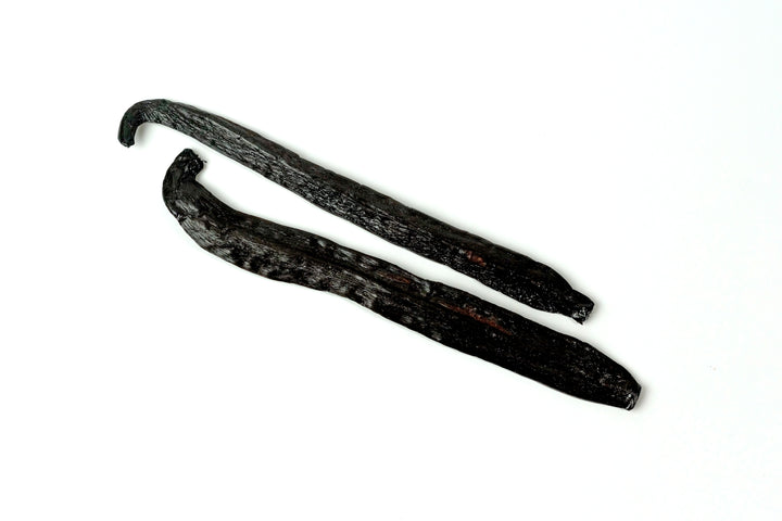 two Peruvian vanilla beans